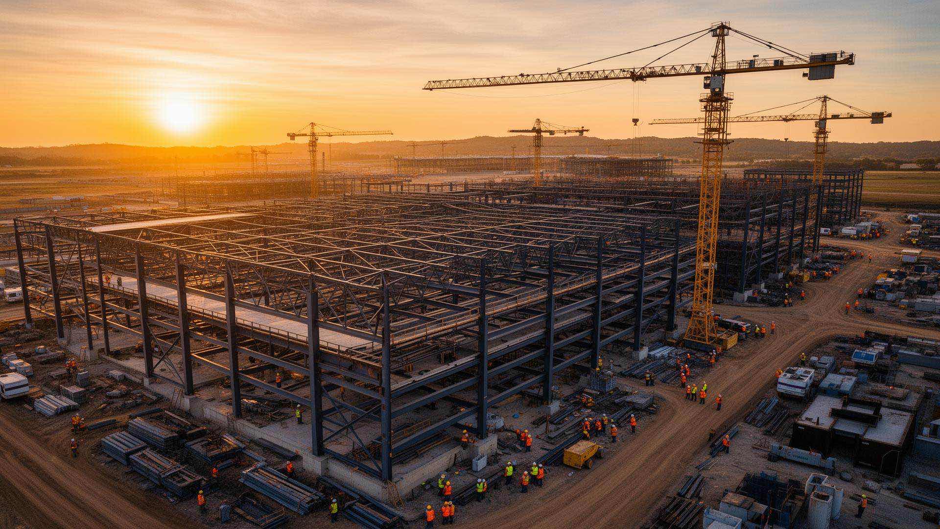 DENZ Engineering būvobjekts industriālajā un infrastruktūras vidē
