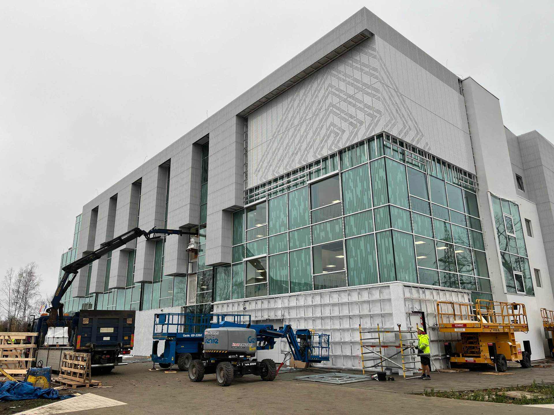 Industrial facility construction works